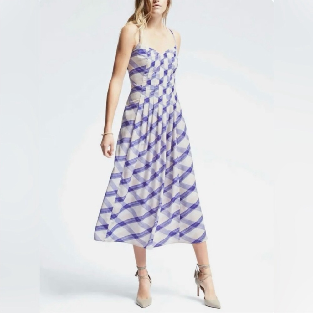 Banana Republic plaid Sundress size 10